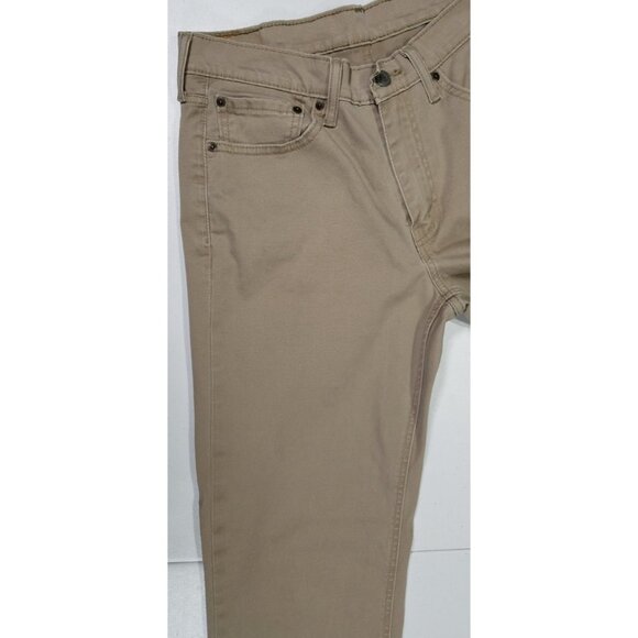 Levi's 541 Straight Fit Khaki Stretch Jeans Pants Men's W32 L32 Western Casual - Picture 11 of 16